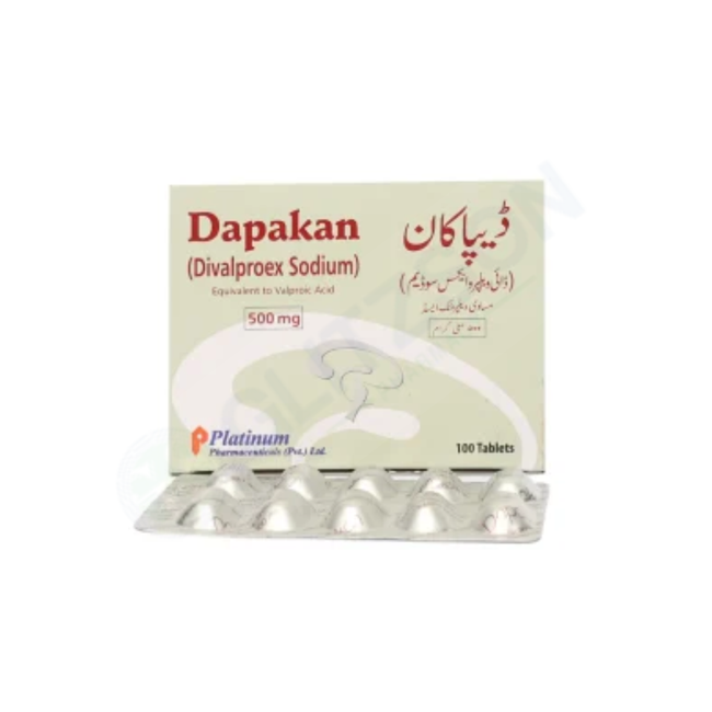 Dapakan Tablets 500mg (1 Box = 10 Strips) (1 Strip = 10 Tablets) Hover Image