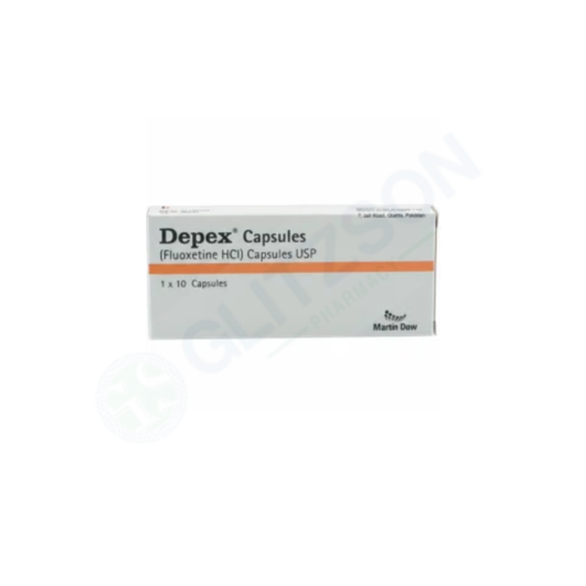 Depex Capsules 20mg (1 Box = 1 Strip)(1 Strip = 10 Capsules)
