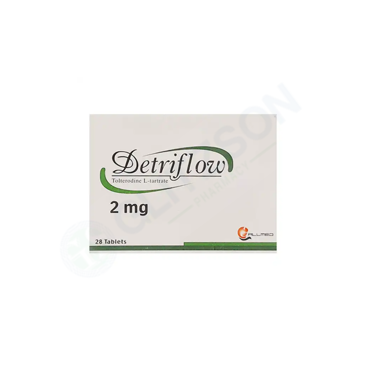 Detriflow Tablets 2mg (1 Strip = 14 Tablets)
