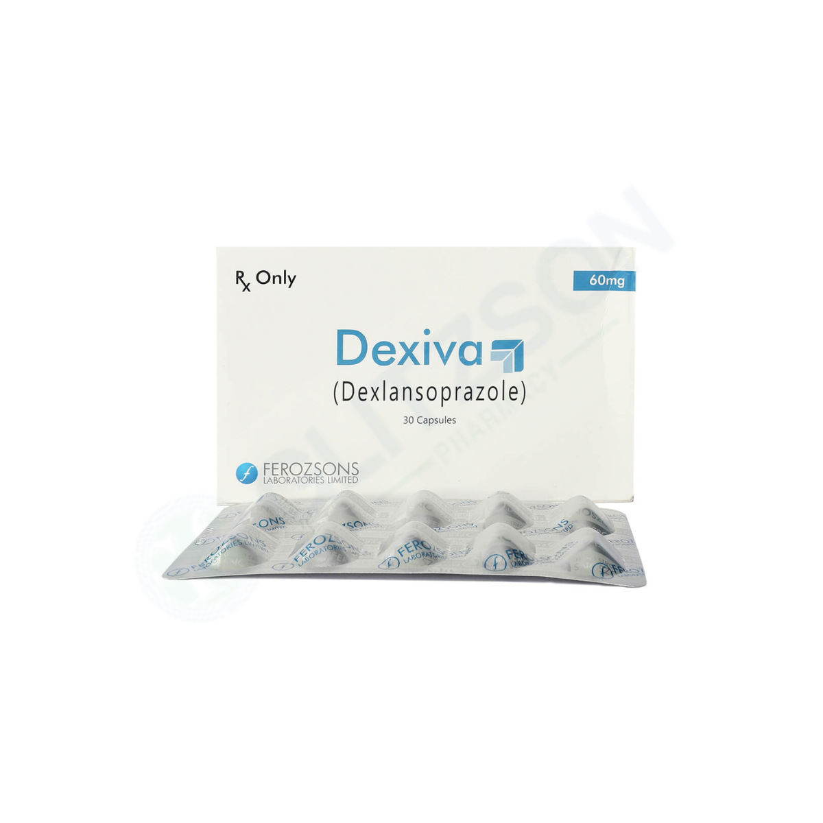 Dexiva Capsules 60mg (1 Box = 3 Strips) (1 Strip = 10 Capsules)