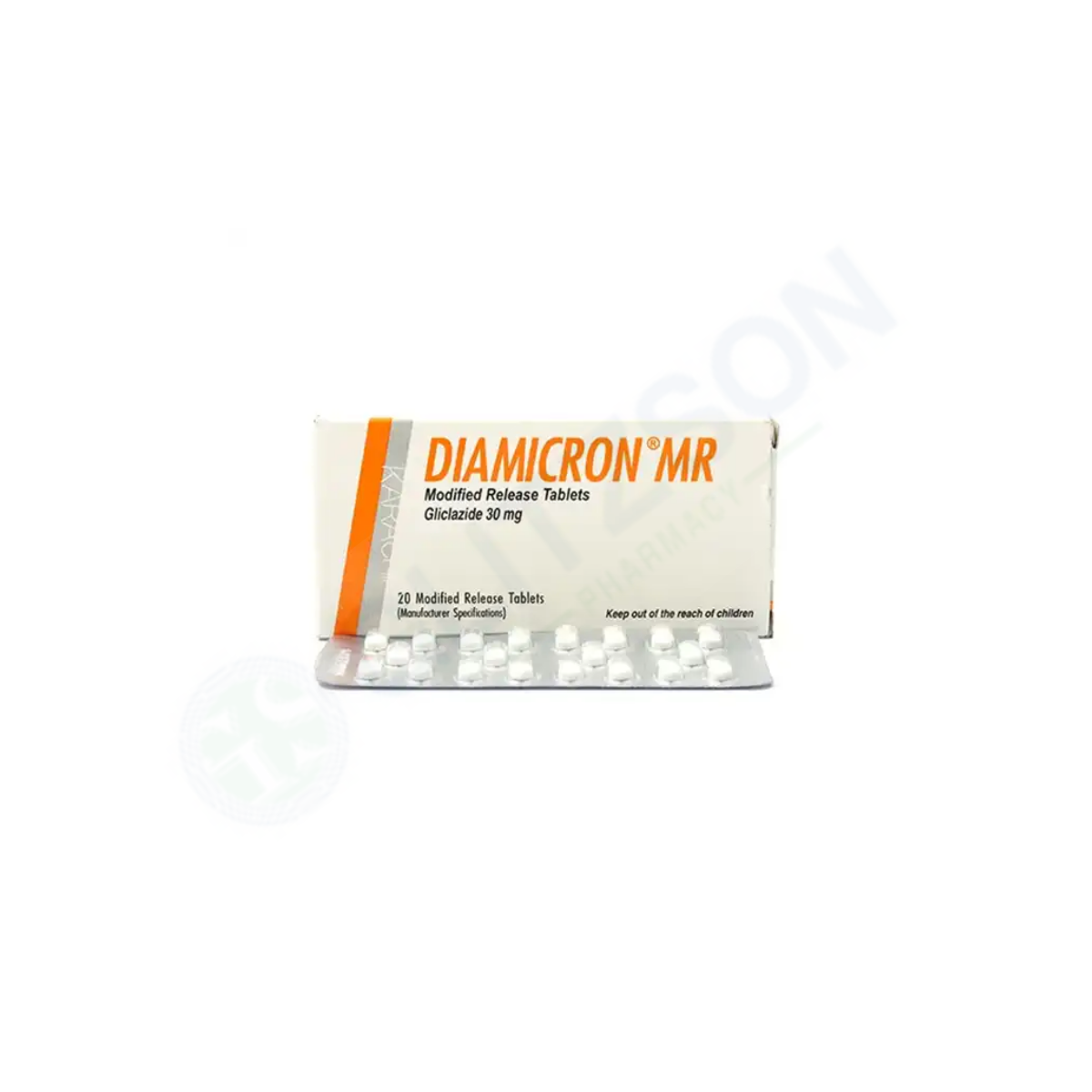 Diamicron MR Tablets 30mg (1 Box = 1 Strip)(1 Strip = 20 Tablets)