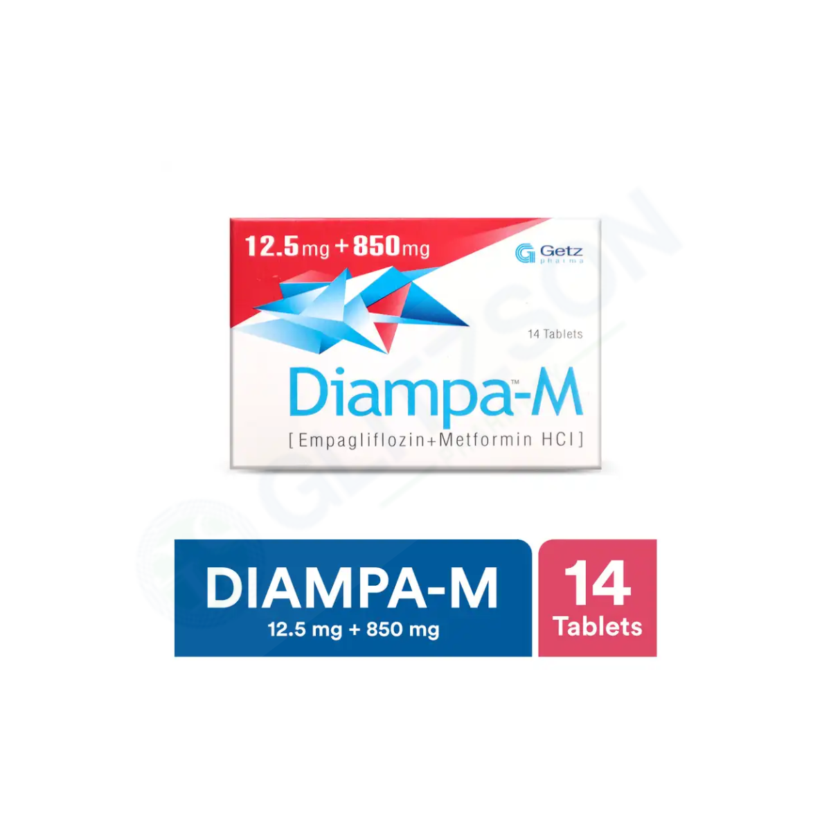 Diampa-M Tablets 12.5mg+850mg (1 Strip = 7 Tablets)