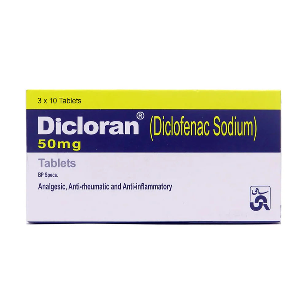 DICLORAN 50MG TAB 30S