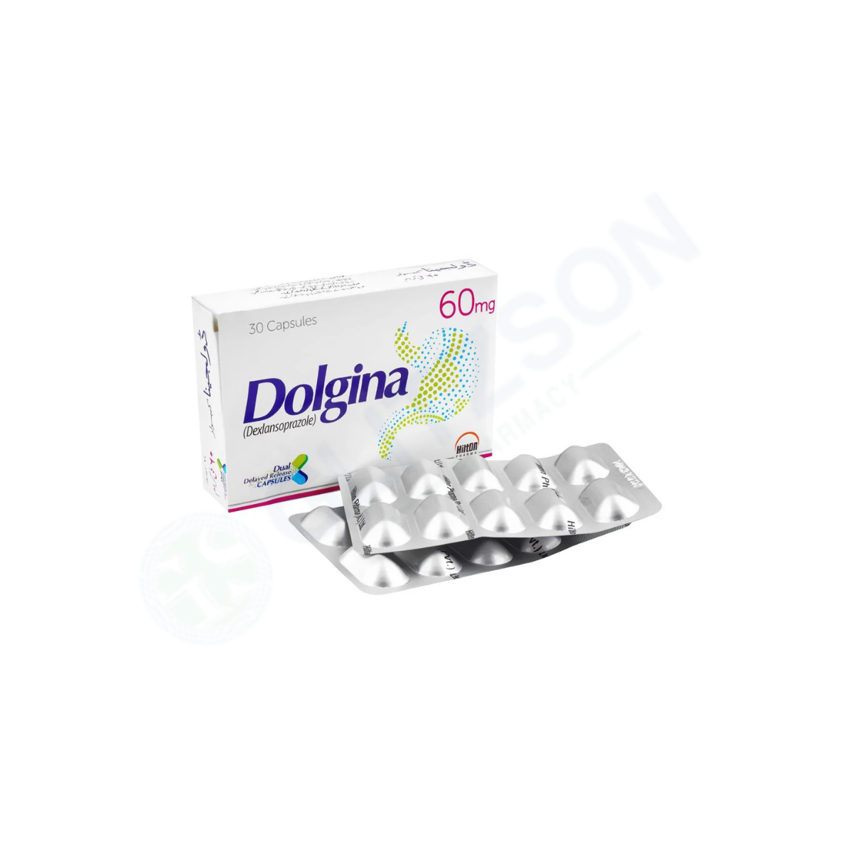 Dolgina Capsules 60mg (1 Strip = 10 Capsules)