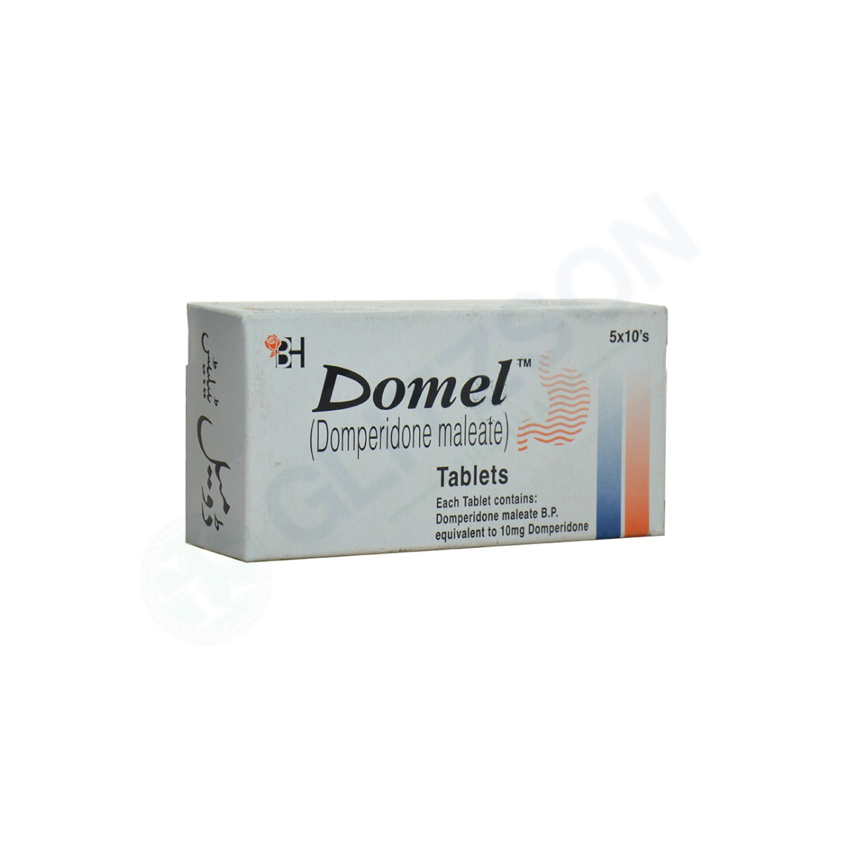 Domel Tablets 10mg (1 Box = 5 Strips) (1 Strip = 10 Tablets)
