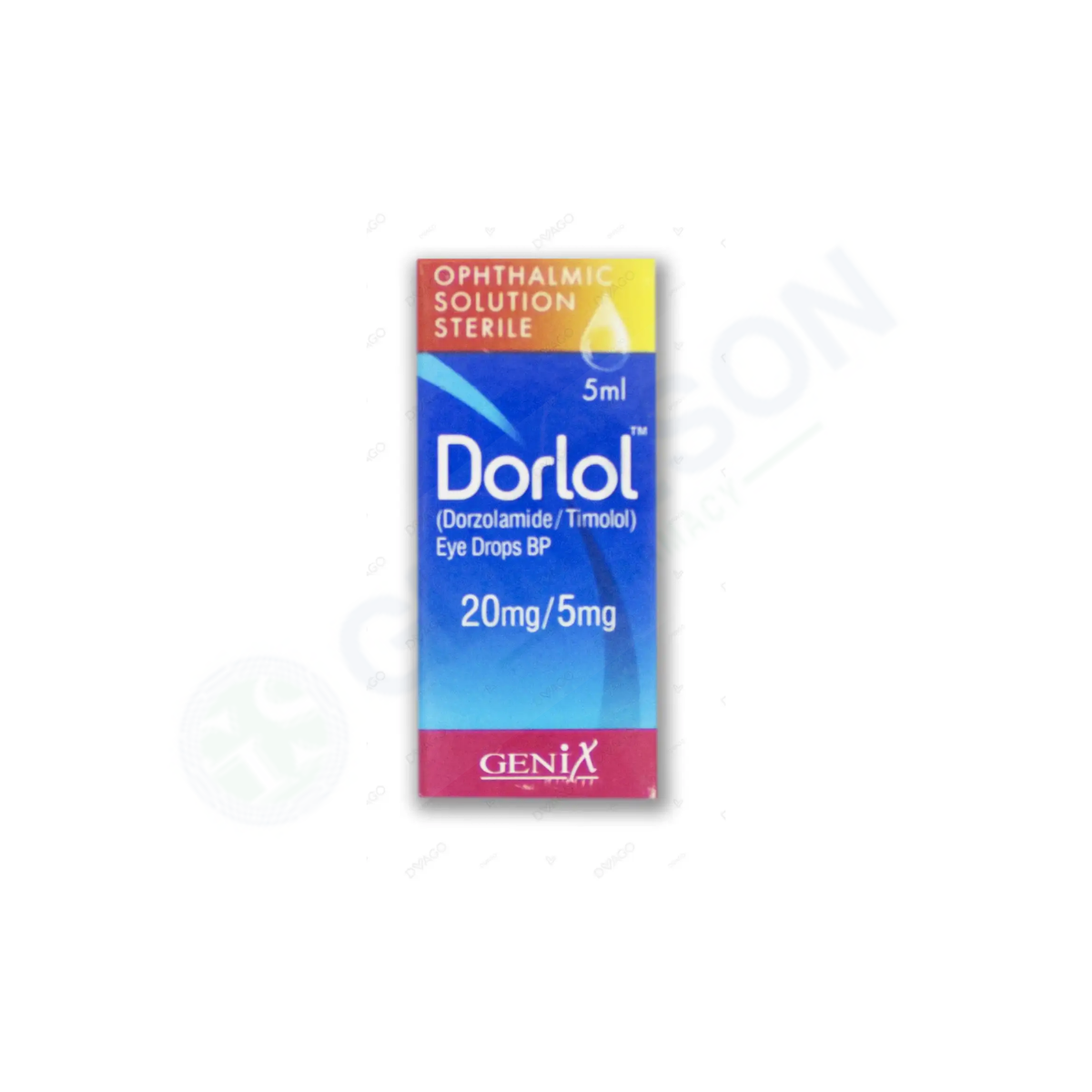 Dorlol 5ml Eye Drops 20mg/5mg