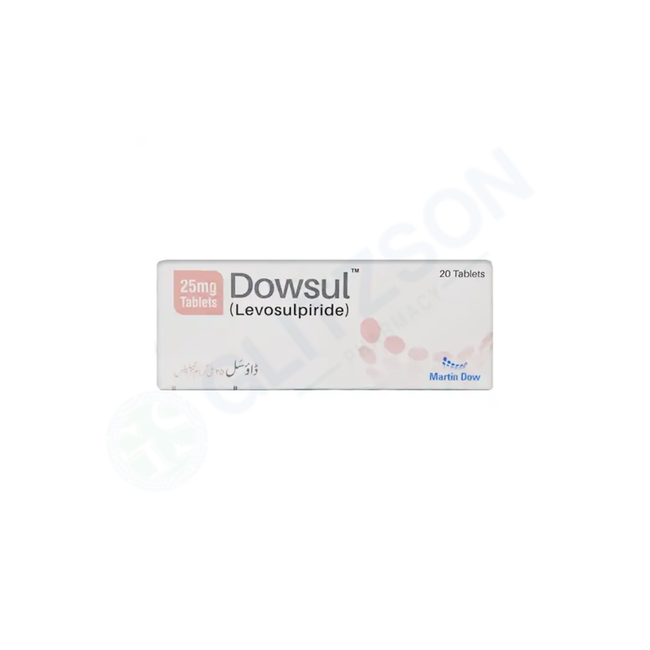 Dowsul Tablets 25mg (1 Box = 2 Strips) (1 Strip = 10 Tablets) Hover Image