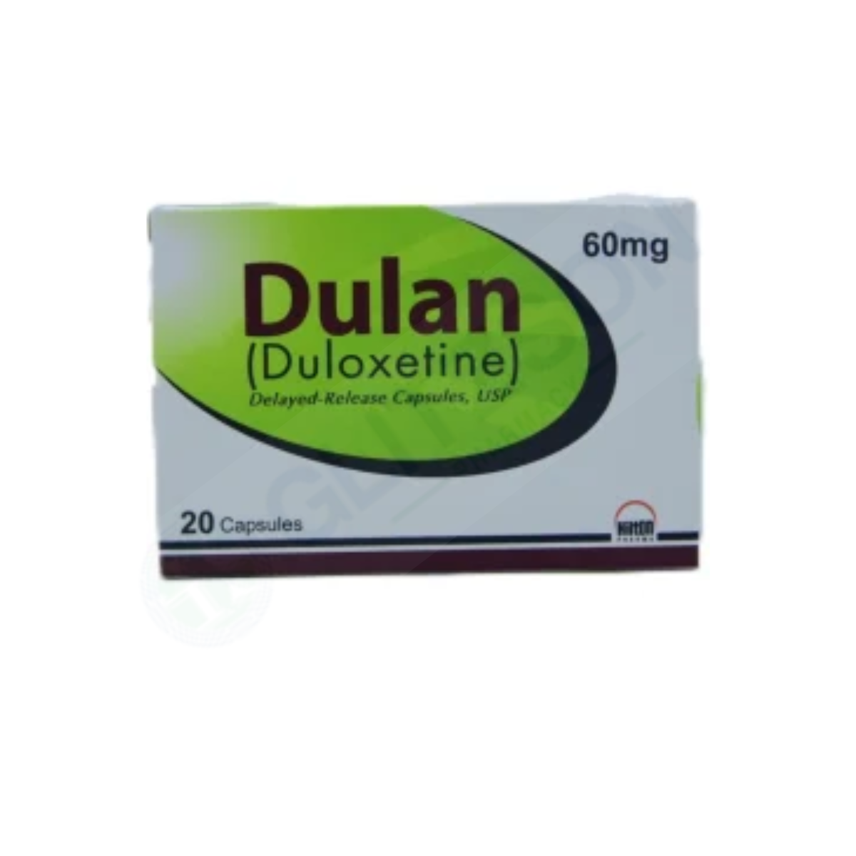 Dulan Capsules 60mg (1 Box = 2 Strips) (1 Strip = 10 Tablets)