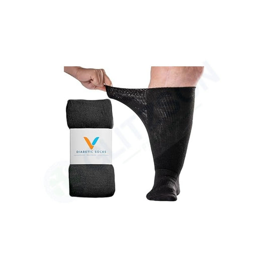 Diabetic Black Coloured Socks