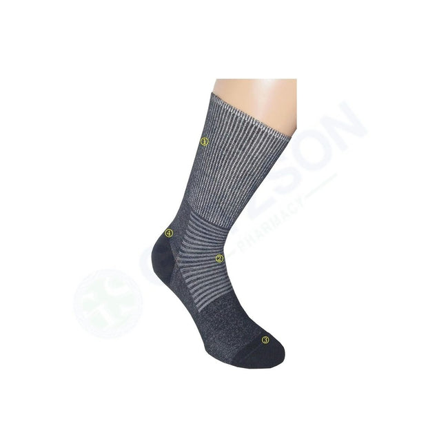 Diabetic Socks Gray Hover Image