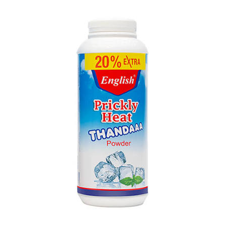 English Prickly Heat Thanda Powder 110gm Hover Image