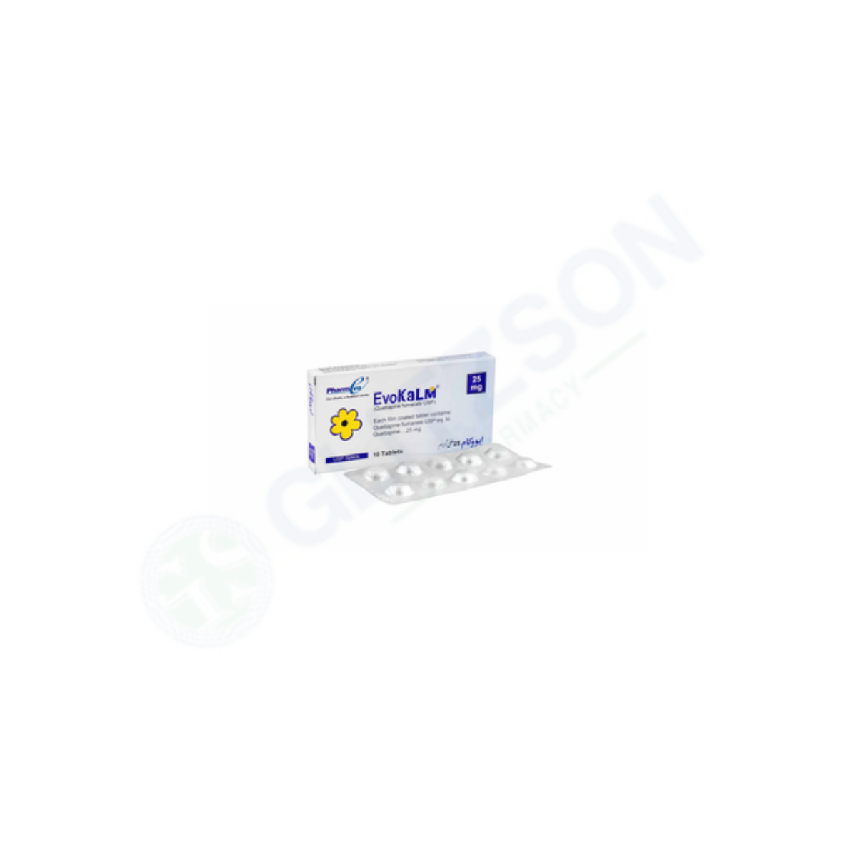 EVOKALM TABLET 25MG (1 BOX = 1 STRIP)