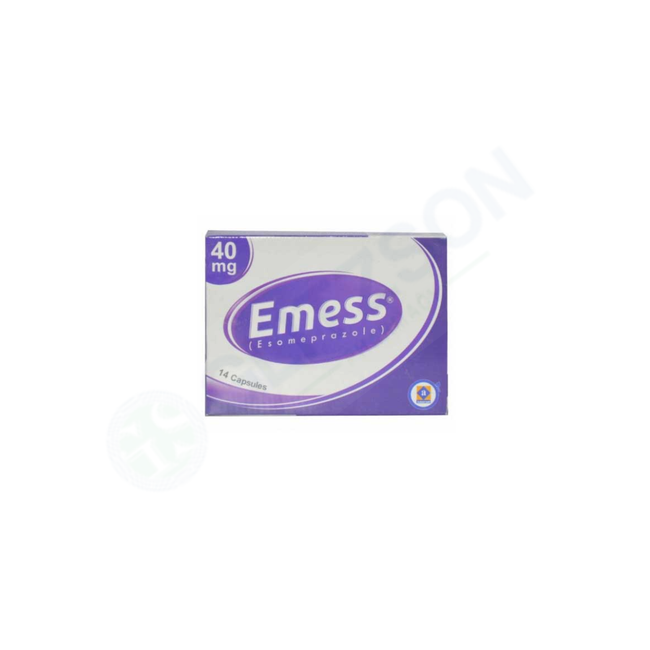 Emess Capsules 40mg (1 Strip = 7 Capsules) Hover Image