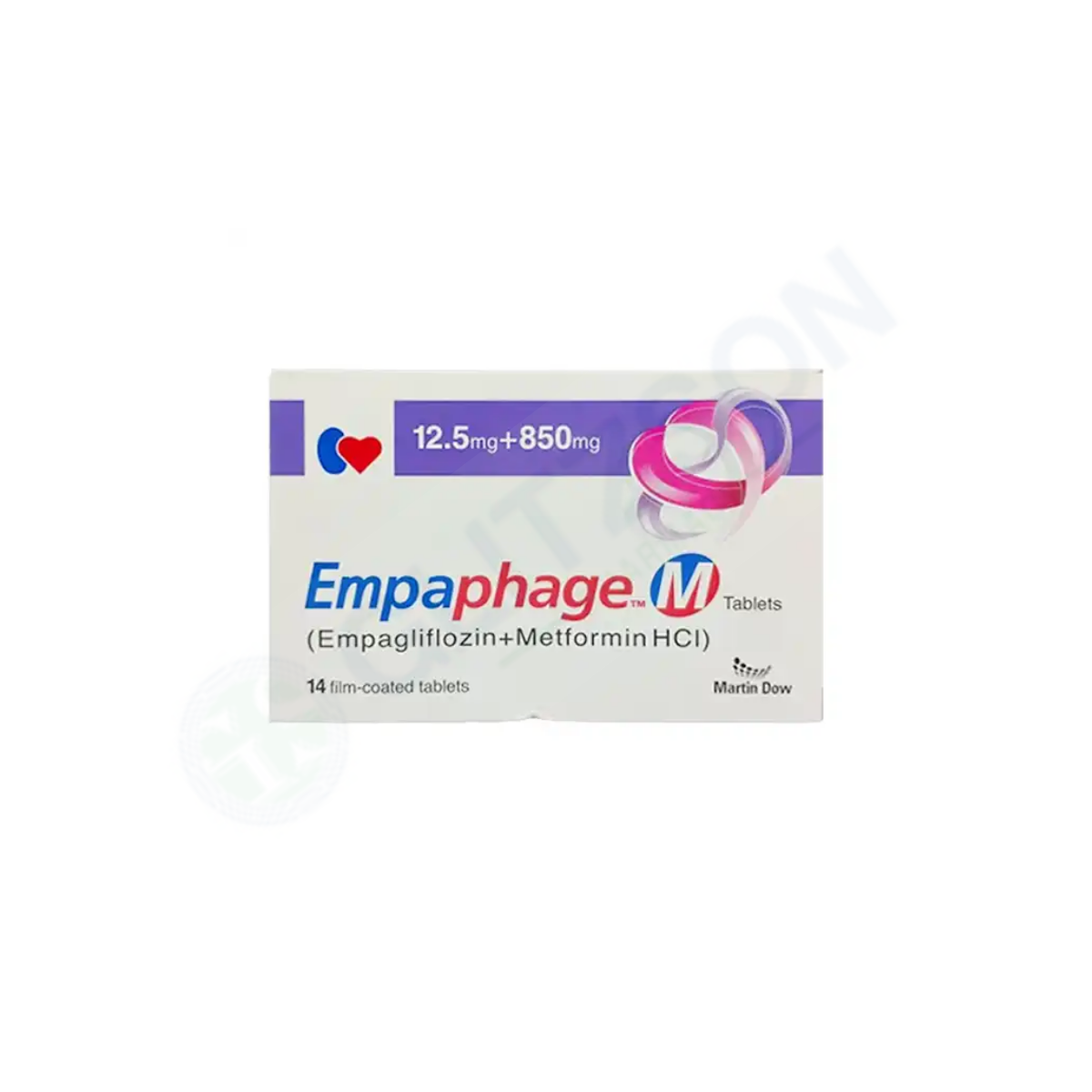 Empaphage-M Tablets 12.5mg/850mg (1 Strip = 7 Tablets)