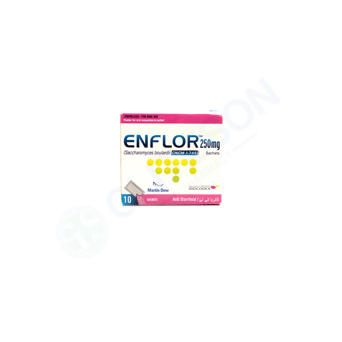 Enflor Sachets 250mg (1 Box = 10 Sachets)