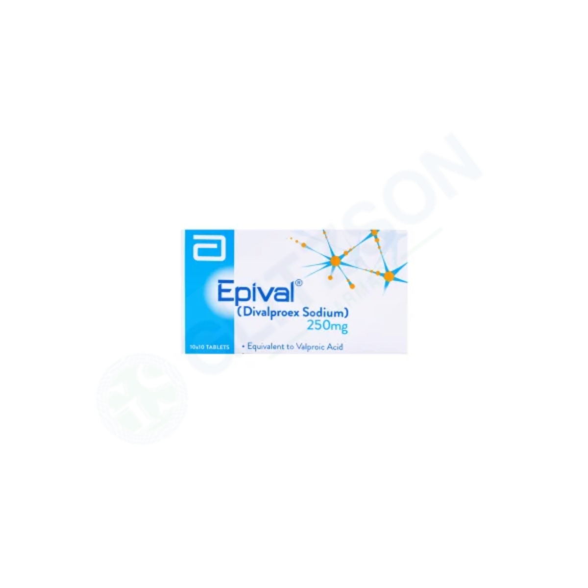 Epival Tablets 250mg (1 Box = 10 Strips) (1 Strip = 10 Tablets)
