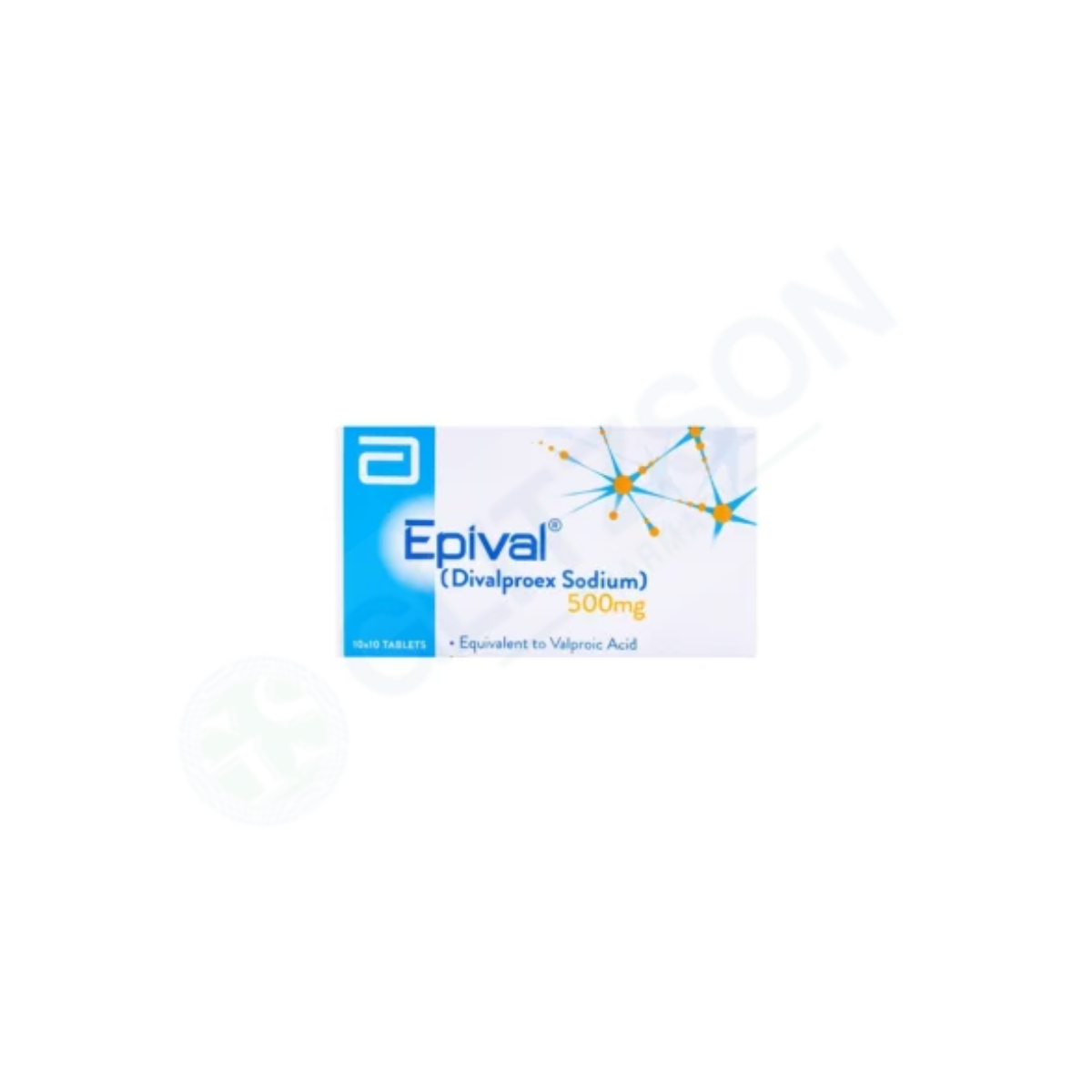 Epival Tablets 500mg (1 Box = 10 Strips) (1 Strip = 10 Tablets)
