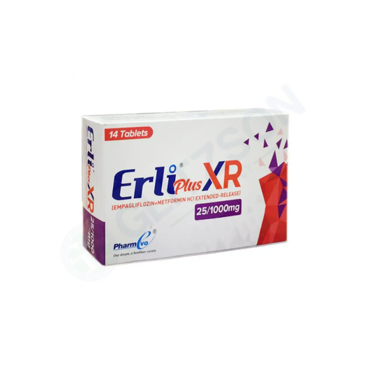 Erli Plus Xr Tablets 25/1000mg (1 Strip = 7 Tablets)