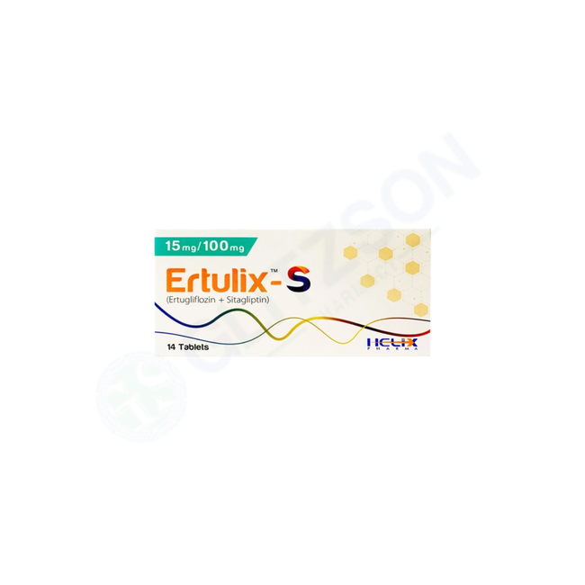 Ertulix-S Tablets 15mg/100mg (1 Box = 14 Tablets) Hover Image