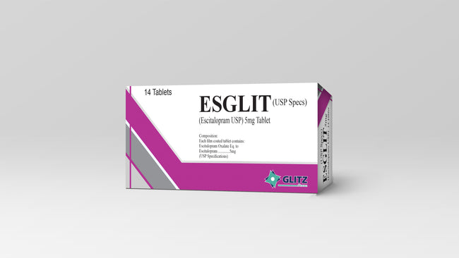 ESGLIT 5MG TABLET(1 BOX=1 STRIP)(1 STRIP= 14 TABLETS) Hover Image