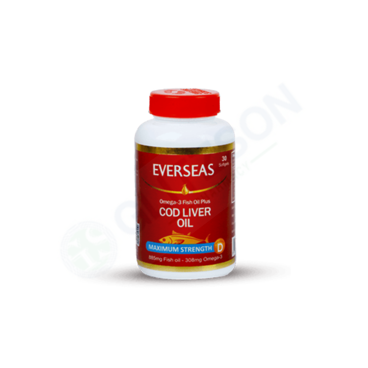Everseas Omega-3 Maximum Strength Softgels (1 Bottle = 30 Tablets)