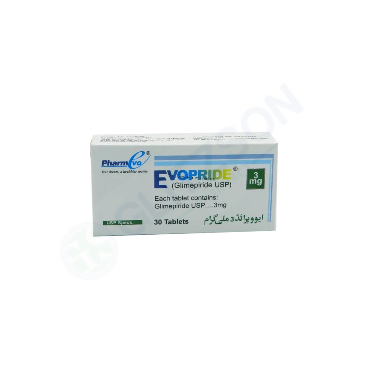 Evopride Tablets 3mg (1 Strip = 10 Tablets)