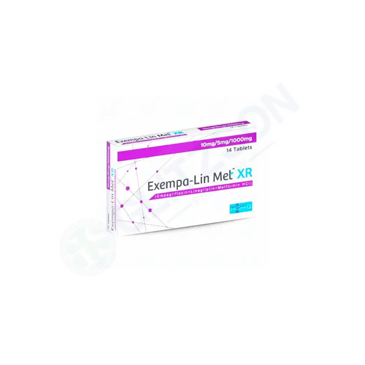 Exempa-Lin Met XR Tablets 10mg/5mg/1000mg (1 Box = 2 Strips) (1 Strip = 7 Tablets)