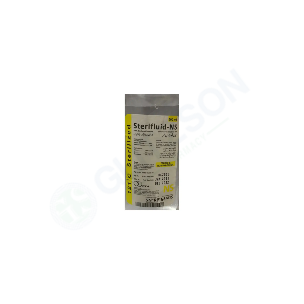 FDL Ns Infusion 0.9% 500ml