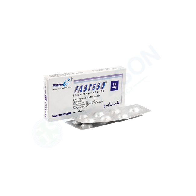 Fasteso Tablets 20mg (1 Strip = 7 Tablets) Hover Image