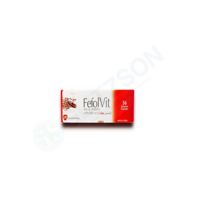 Fefolvit Capsules (1 Strip = 14 Capsules) Hover Image