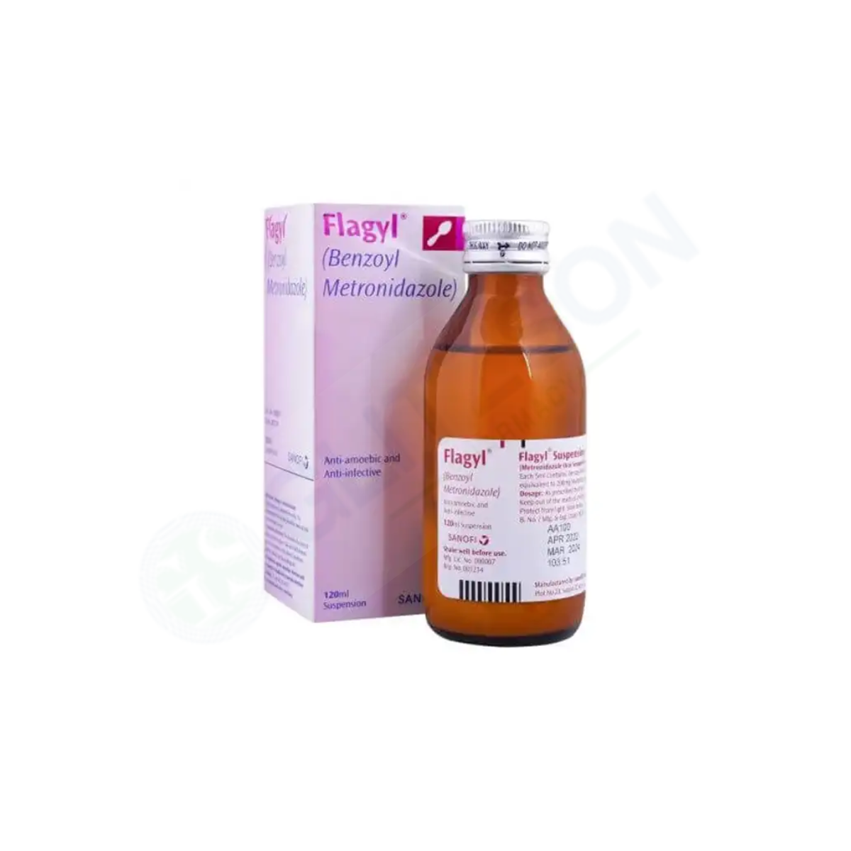 Flagyl 120ml Suspension 200mg/5ml