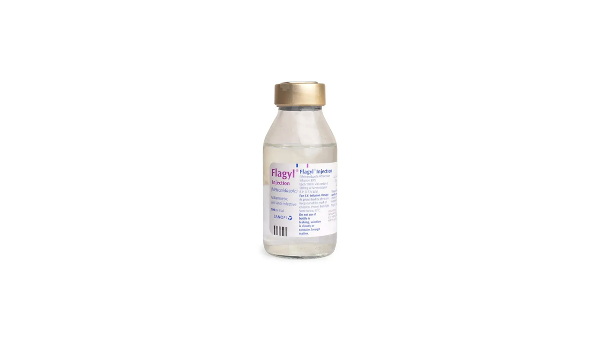 Flagyl Injection 500mg 100ml (1 Box = 1 Injection)