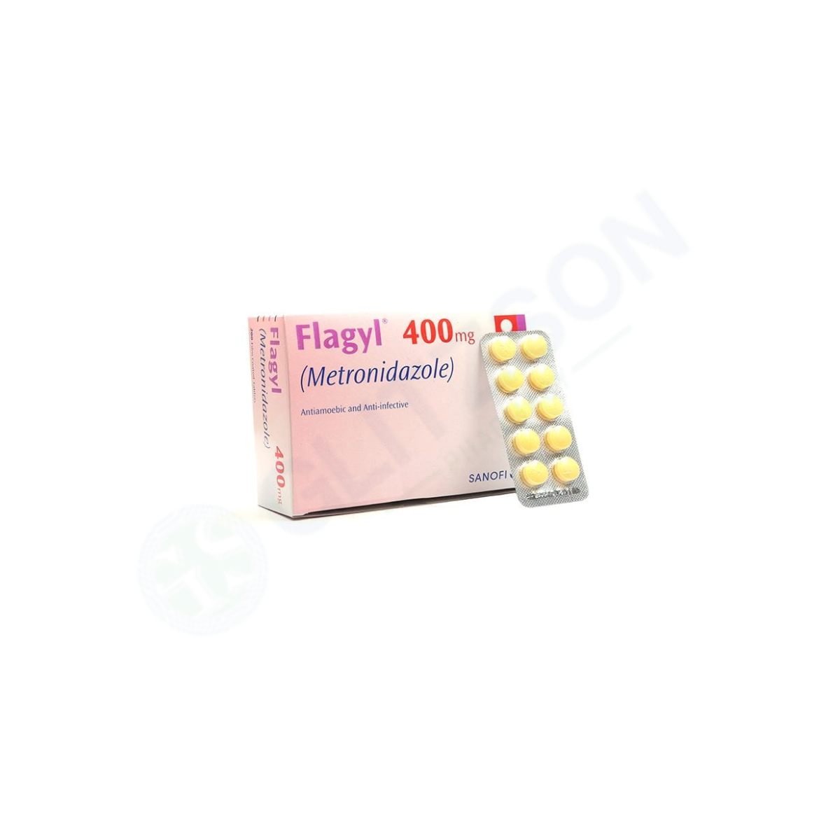 Flagyl Tablets 400mg (1 Strip = 10 Tablets)