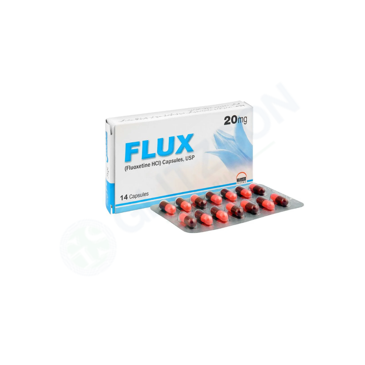 Flux Capsules 20mg (1 Box = 1 Strips) (1 Strip = 14 Capsules)