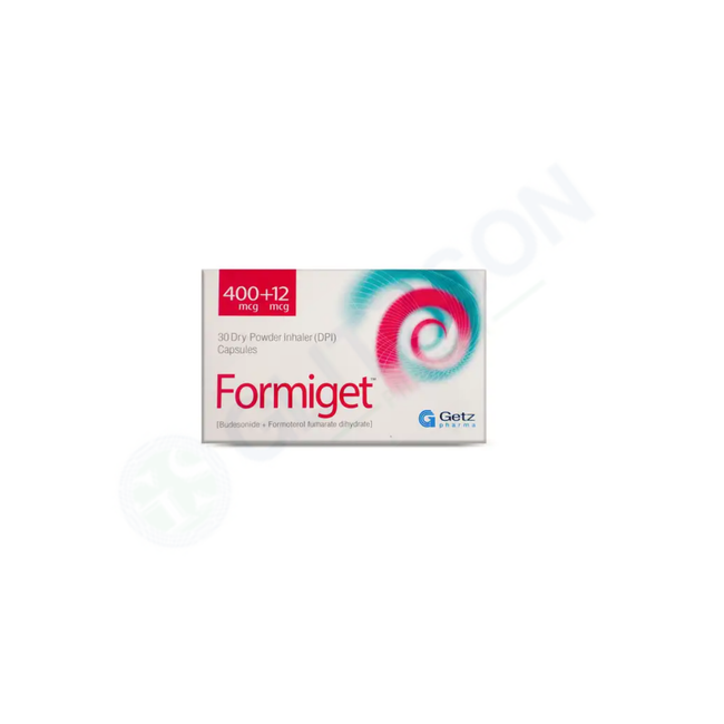 Formiget Capsules 400/12mcg (1 Box = 3 Strips) (1 Strip = 10 Capsules) Hover Image