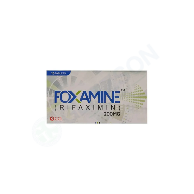 Foxamine Tablets 200mg (1 Box = 1 Strip)(1 Strip = 10 Tablets) Hover Image