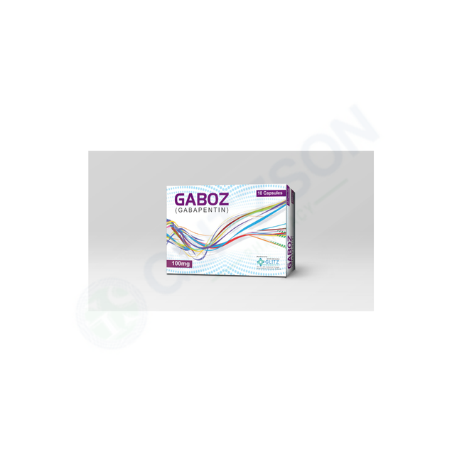 GABOZ 100MG CAPSULE (1 BOX=3 STRIPS)(1 STRIP=10 CAPSULES) Hover Image