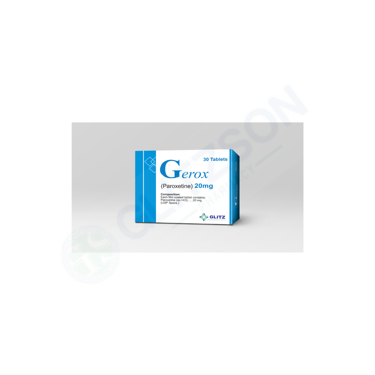 GEROX 20MG TABLET(1 BOX=3 STRIPS)(1 STRIP= 10 TABLETS)