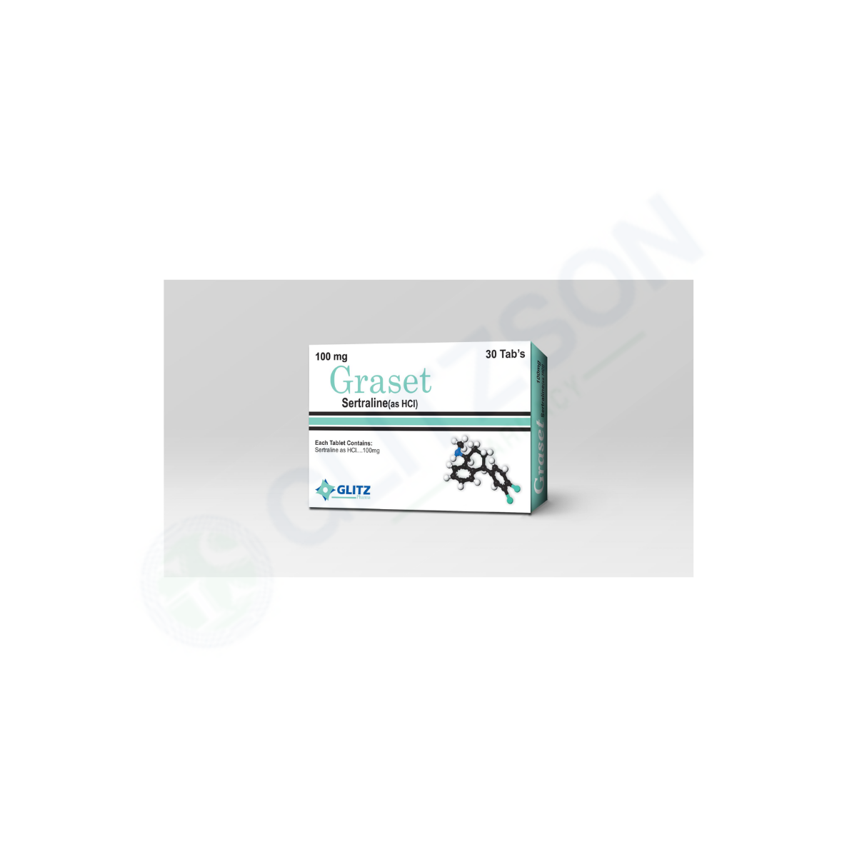 GRASET 100MGTABLET (1 BOX= 3 STRIPS (1 STRIP= 10 TABLETS)