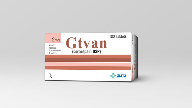 GTVAN 2MG TABLET(1 BOX=10 STRIPS)(1 STRIP=10 TABLETS) Hover Image