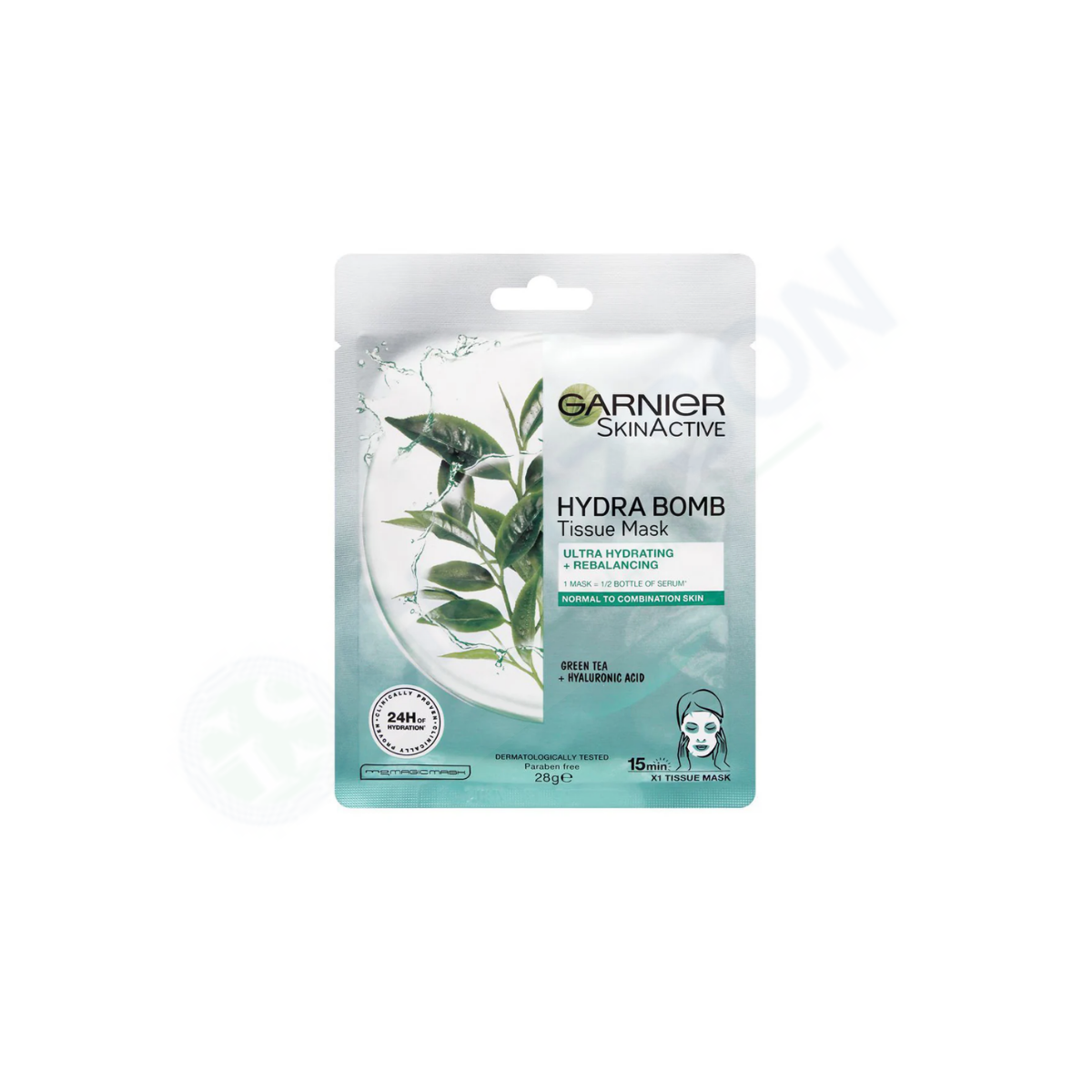 Garnier Skin Active Hydra Bomb Green Tea Tissue Face Mask