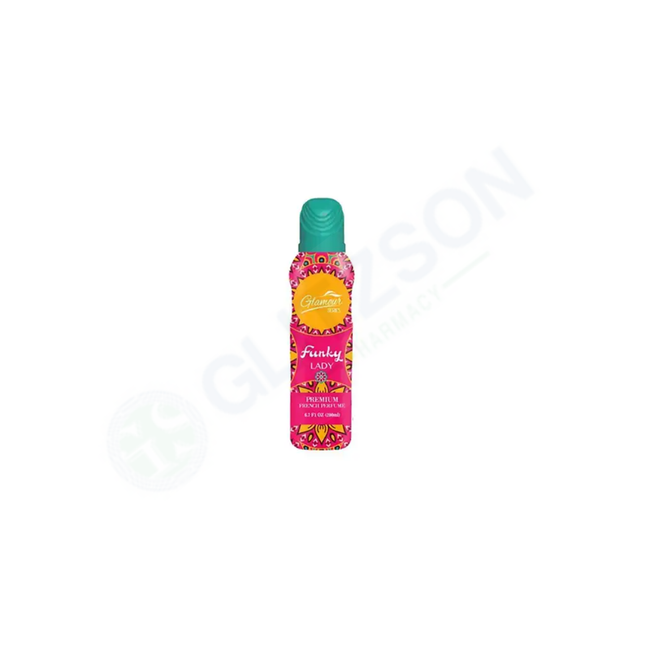 Glamour Body Spray Funky Women 200ml Hover Image