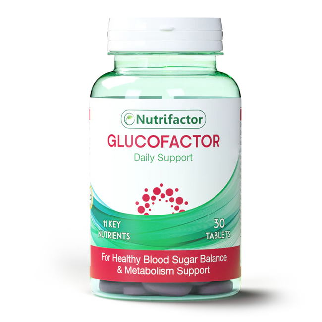 Nutrifactor Glucofactor Tablets (1 Bottle = 30 Tablets) Hover Image