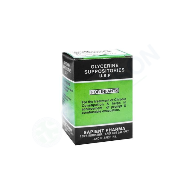 Glycerine Infant Suppositories Hover Image