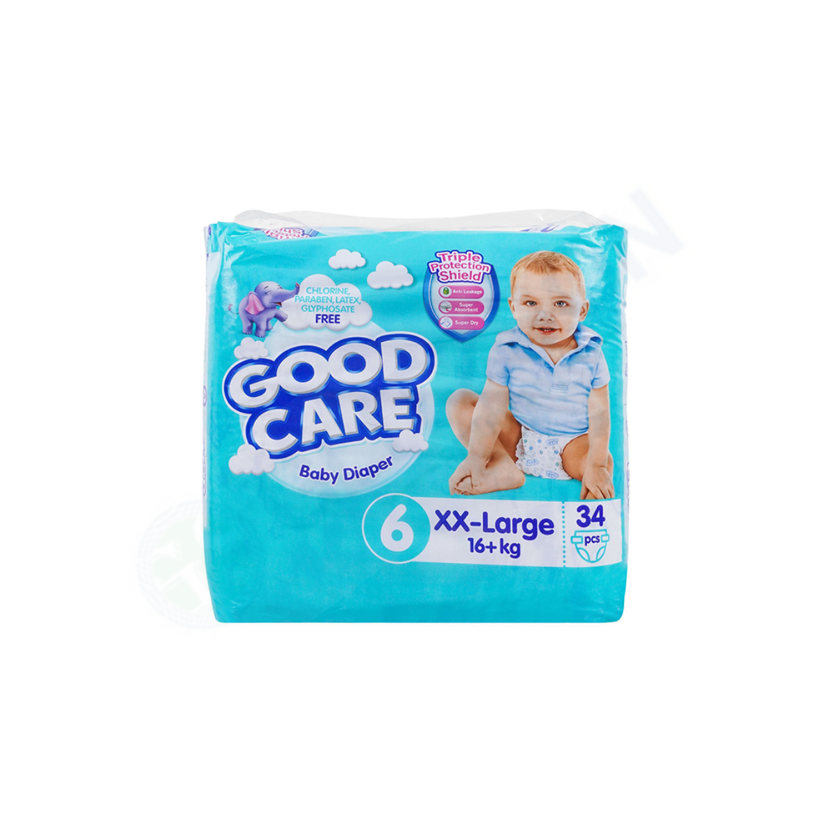 Good Care Baby Diaper size 6 XX-Large 34Pcs