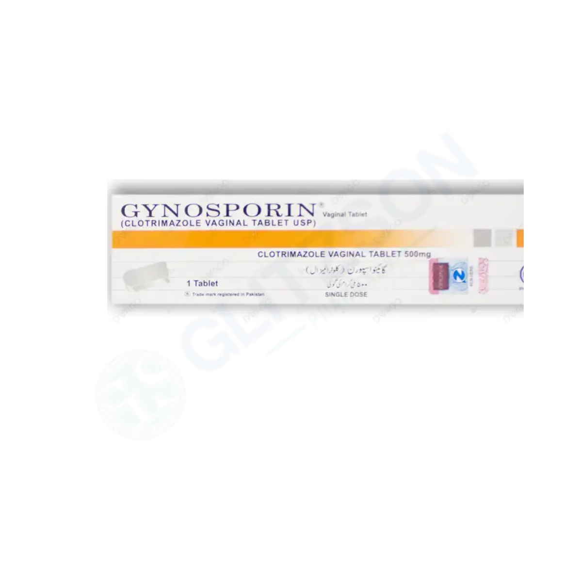 Gynosporin Vaginal Tablets 500mg (1 Box = 1 Tablet)
