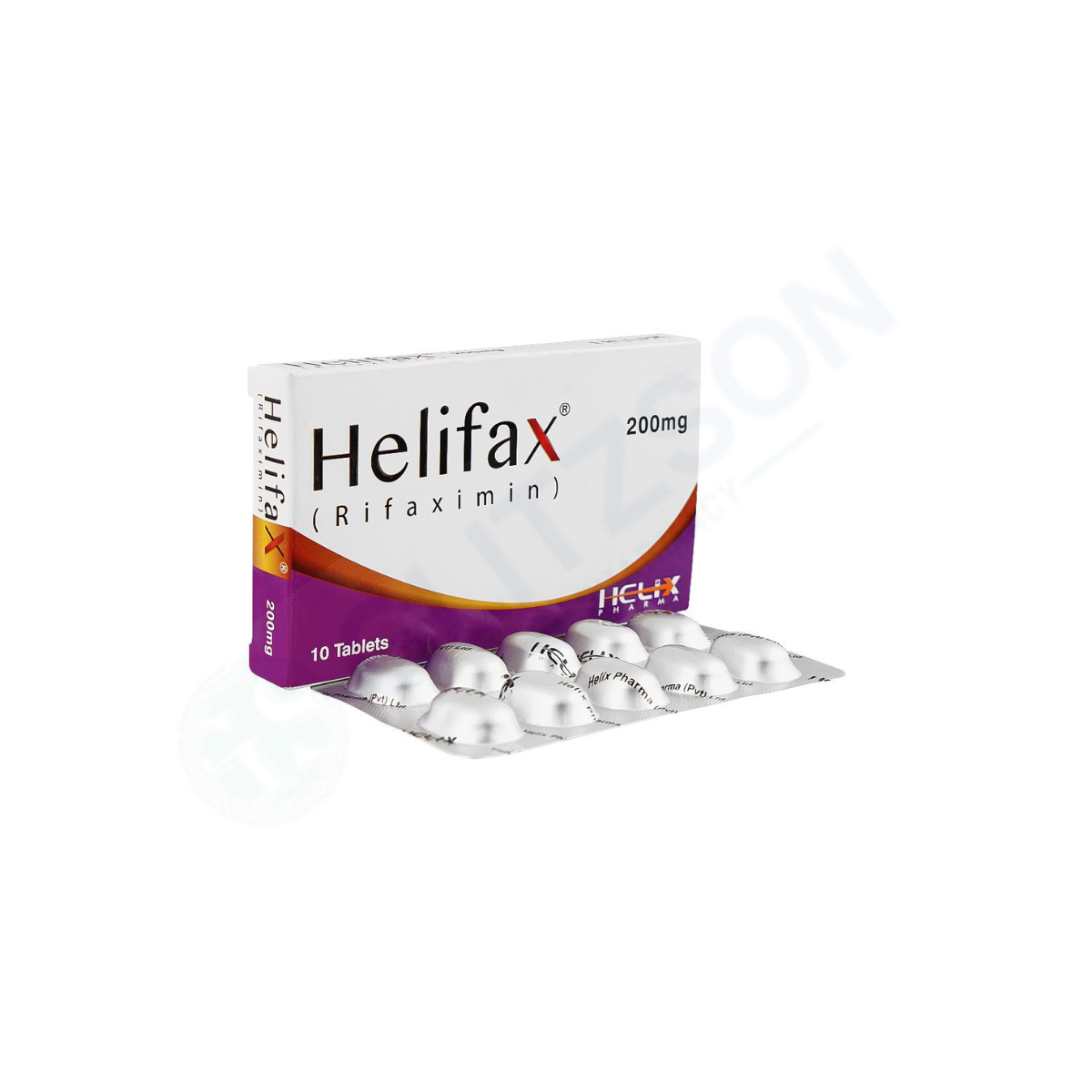 Helifax Tablets 200mg (1 Box = 1 Strip) (1 Strip = 10 Tablets)