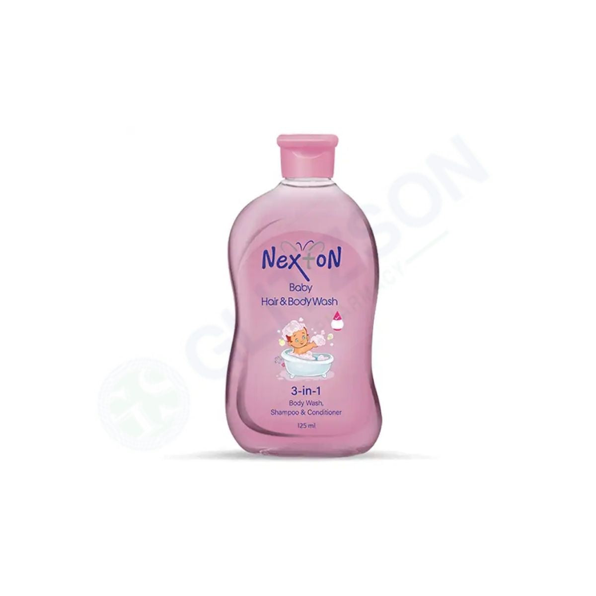Nexton Baby 3 in 1 Hair & Body Wash 125 ml Bottle liquid