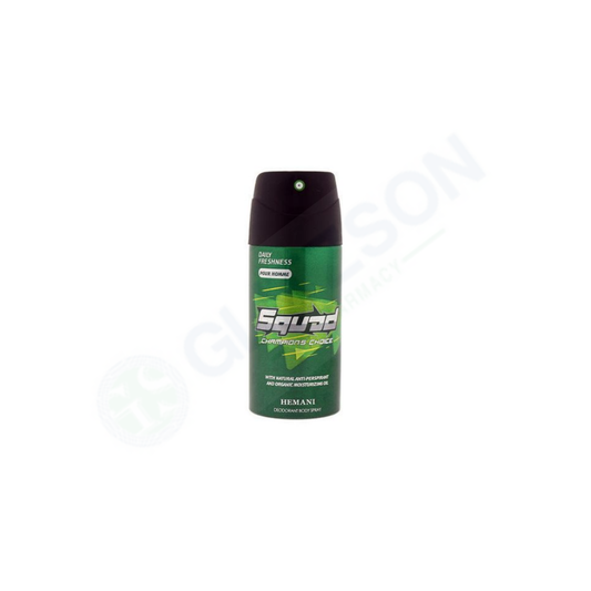 Hemani Squad Champions Choice Pour Homme Body Spray Green 150ml