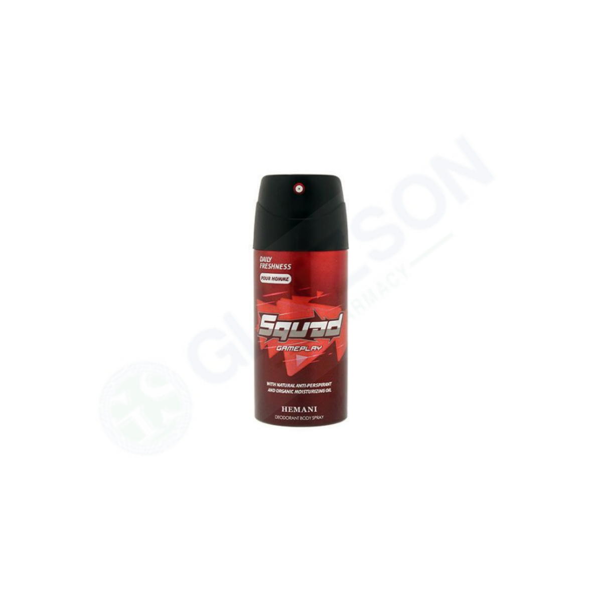 Hemani Squad Deodorant Spray Gameplay For Men Red 150ml